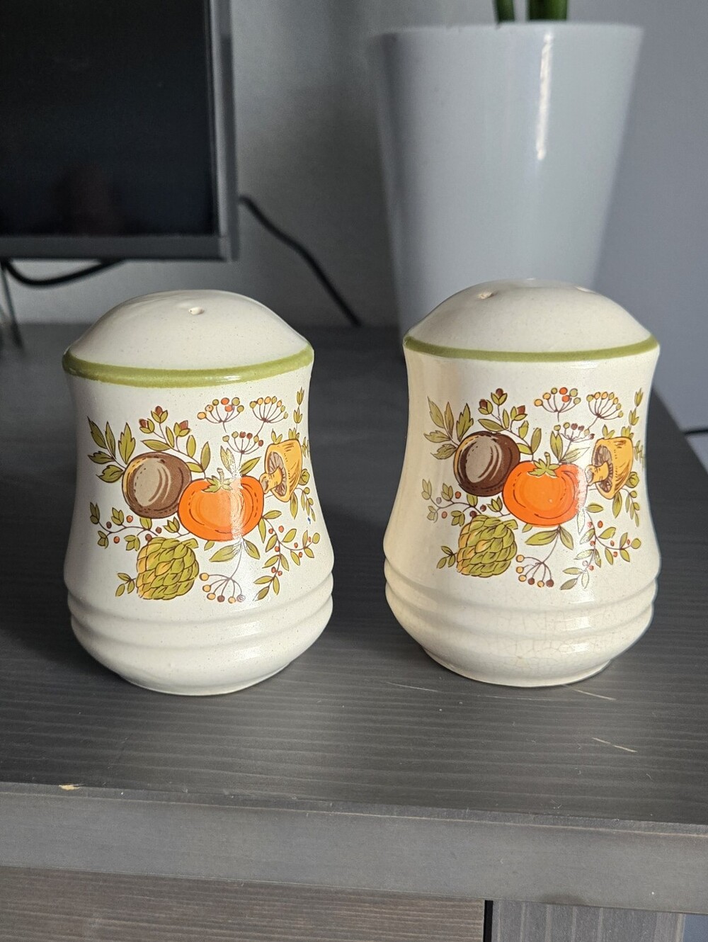Vintage Ceramic Salt and Pepper Shakers